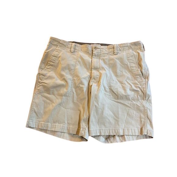 Lands End Mens Cotton Blend Chino Shorts s/40 - Picture 1 of 5